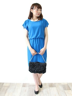 「パンプス 黒」｜にのさん（レディース・162cm）の夏コーディネート