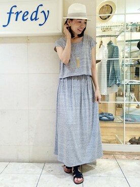 「KMB（ケーエムビー）のアイテム」を使った、にのさん（レディース・162cm）の春コーディネート