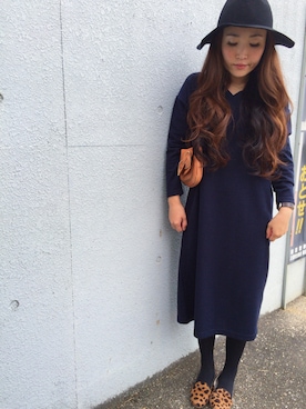 「Marie femme（マリーファム）のアイテム」を使った、norie_mixさん（レディース・155cm）の秋コーディネート