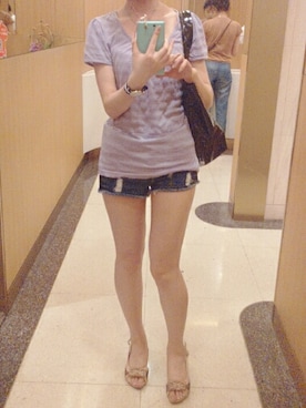 「MARC JACOBS」｜「アイテム（その他）」を使った、まいにゃん💜さん（レディース・164cm）の夏コーディネート