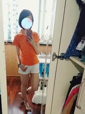 「Daniel Wellington」｜「アイテム（カーゴパンツ）」を使った、まいにゃん💜さん（レディース・164cm）の夏コーディネート