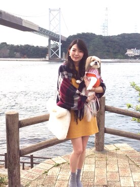 AYANO MIYAZAKIさん（レディース・161cm）の冬コーディネート