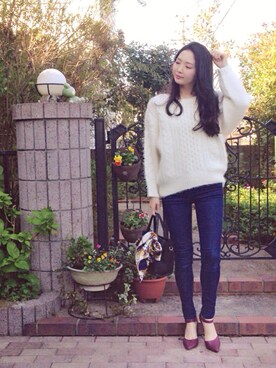 AYANO MIYAZAKIさん（レディース・161cm）の秋コーディネート