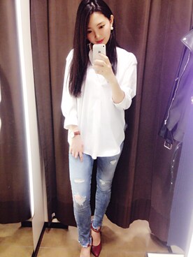 AYANO MIYAZAKIさん（レディース・161cm）の秋コーディネート