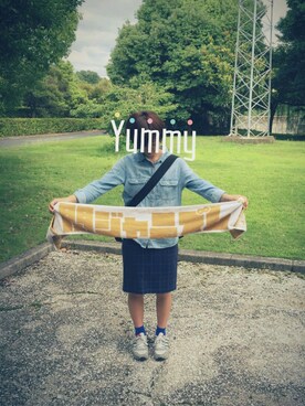 「Manhattan Portage」｜「アイテム（その他）」を使った、yummyさん（レディース・157cm）の夏コーディネート