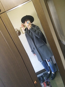 「ALLEGE（アレッジ）のアイテム（ジャケット/アウター）」を使った、fumiさん（メンズ・175cm）の冬コーディネート