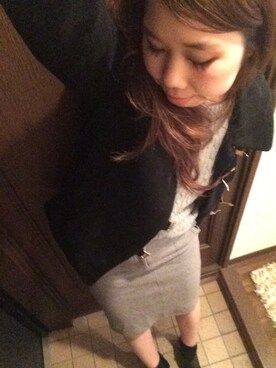 harunaさん（レディース・161cm）の冬コーディネート