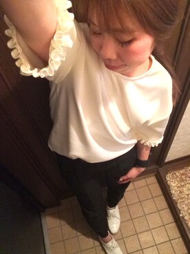「ローポニーテール」｜harunaさん（レディース・161cm）の春コーディネート
