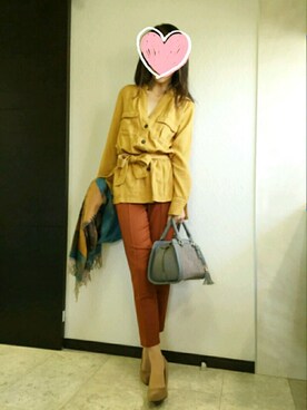 「リエディ(Re:EDIT)」｜momoさん（レディース・164cm）の秋コーディネート