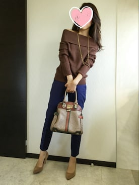 「リエディ(Re:EDIT)」｜momoさん（レディース・164cm）の秋コーディネート