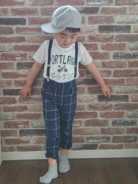 クッキーマンさん（キッズ・100cm）の春コーディネート