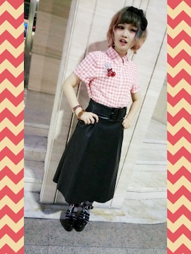 「osewaya」｜「アイテム（スカート）」を使った、NIA ACIDIAさん（レディース・150cm）の冬コーディネート