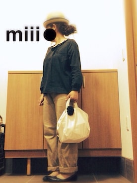 「mercibeaucoup,（メルシーボークー）のアイテム（財布/小物）」を使った、miii。さん（レディース・158cm）の夏コーディネート