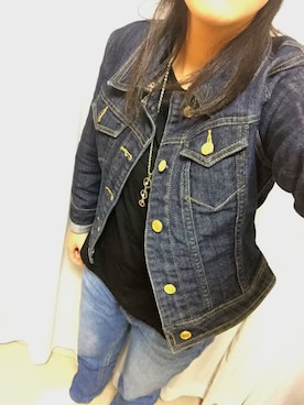 「chuxxx（チュウ）のアイテム（ジャケット/アウター）」を使った、愛羅さん（レディース・151cm）の秋コーディネート
