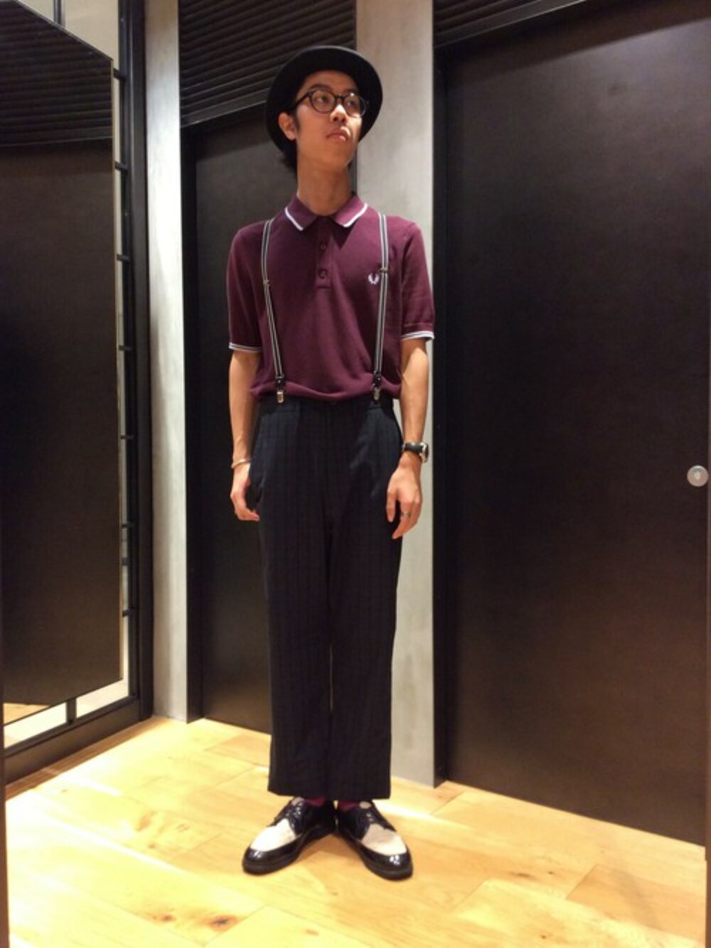 SHOGOさんの「Fred Perry Knitted Shirt（FRED PERRY）」を使ったコーディネート