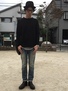 「nonnative（ノンネイティブ）のアイテム（ニット/セーター）」を使った、M.Wさん（メンズ・174cm）の秋コーディネート
