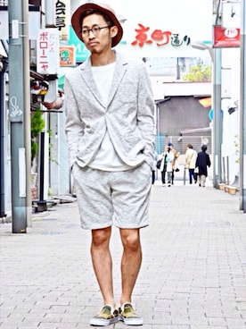 「ショートパンツ」｜Takamyさん（メンズ・172cm）の春コーディネート