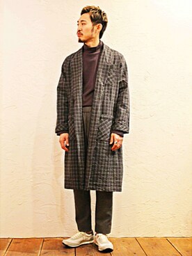 「SUNDAY WORKS（サンデーワークス）のアイテム（その他アウター）」を使った、Takamyさん（メンズ・172cm）の春コーディネート