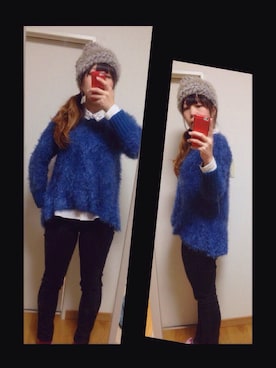 「あったかいんだから」｜✩りっか✩さん（レディース・160cm）の冬コーディネート