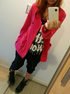 「BACKS（バックス）のアイテム（アクセサリー）」を使った、Kana Uさん（レディース・159cm）の春コーディネート