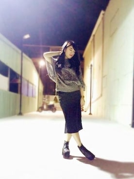 「CASIO（カシオ）のアイテム（その他）」を使った、Debby Chenさん（レディース・161cm）の冬コーディネート
