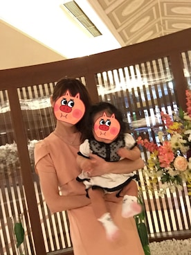 「アイテム（セットアップ、ホワイト系）」を使った、nappy_happy123さん（レディース・160cm）の秋コーディネート