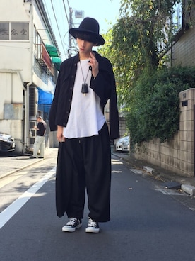 「SASQUATCHfabrix.（サスクワァッチファブリックス）のアイテム」を使った、 Kenseiさん（メンズ・173cm）の秋コーディネート