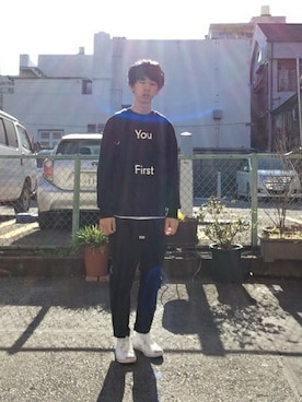 「アイテム（リング）」を使った、 Kenseiさん（メンズ・173cm・10代）の春コーディネート