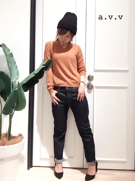 「スウェードパンプス」｜mio☻miloさん（レディース・156cm）の秋コーディネート