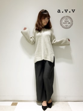 「フレアスリーブ」｜mio☻miloさん（レディース・156cm）の秋コーディネート