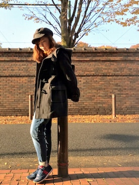「Herschel Supply（ハーシェルサプライ）のアイテム」を使った、mio☻miloさん（レディース・156cm）の秋コーディネート