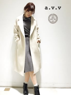 「アイテム（ブーティ）」を使った、mio☻miloさん（レディース・156cm）の冬コーディネート