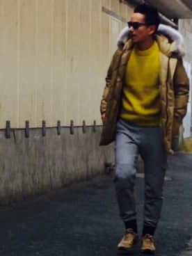 and9さん（メンズ・180cm）の冬コーディネート