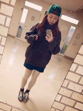 725さん（レディース・162cm）の冬コーディネート