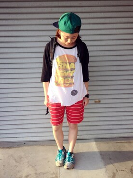 725さん（レディース・162cm）の夏コーディネート