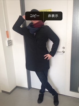 しまおさん(メンズ・181cm)の冬コーディネート