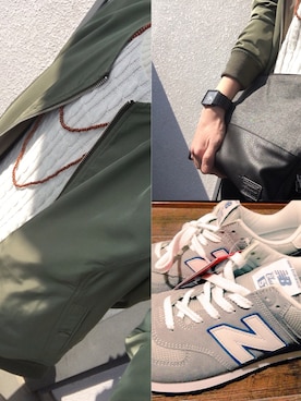 「ノーカラージャケット」｜「アイテム（MA-1）」を使った、るーん。さん（メンズ・169cm）の春コーディネート