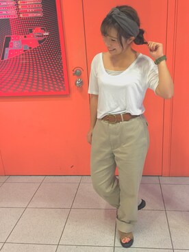 Itsuki Hottaさん（レディース・154cm）の夏コーディネート