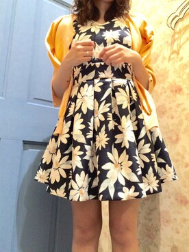 「マーガレット」｜「アイテム（ワンピース/ドレス）」を使った、yukiさん（レディース・155cm）の夏コーディネート