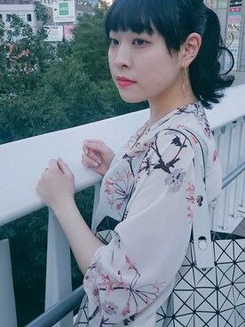 寺脇友紀さん（レディース・162cm）の夏コーディネート