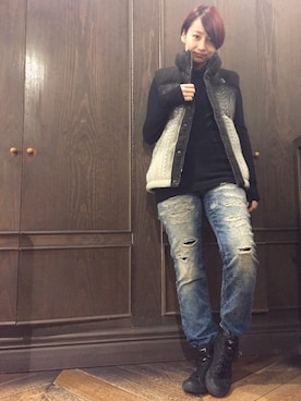 Kurumi Takahashiさん（レディース・156cm）の秋コーディネート