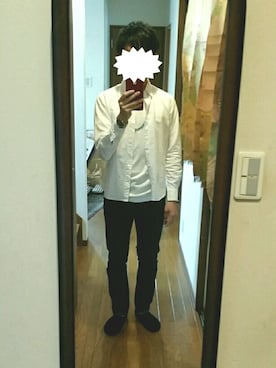 「テーパードデニム」｜こうへいさん（メンズ・166cm）の春コーディネート