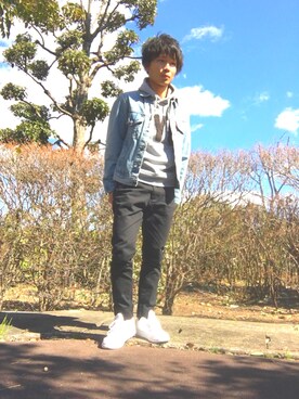 ゆうりんごさん（メンズ・163cm）の春コーディネート