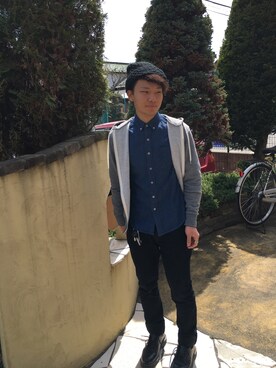 ゆうりんごさん（メンズ・163cm）の春コーディネート