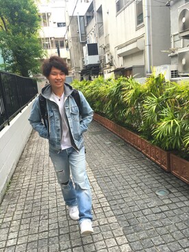 ゆうりんごさん（メンズ・163cm）の春コーディネート