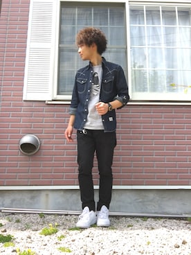 ゆうりんごさん（メンズ・163cm）の春コーディネート