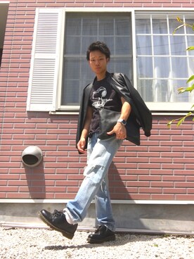 ゆうりんごさん（メンズ・163cm）の春コーディネート