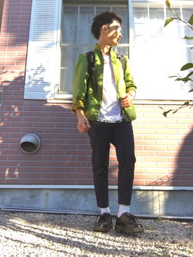 ゆうりんごさん(メンズ・163cm)の春コーディネート