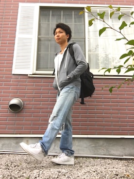 ゆうりんごさん（メンズ・163cm）の夏コーディネート