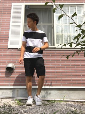 ゆうりんごさん（メンズ・163cm）の夏コーディネート